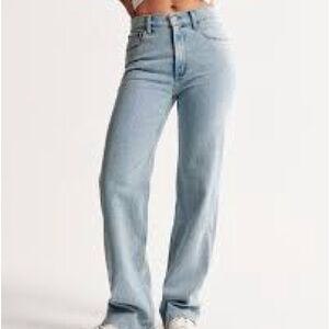 Abercrombie & Fitch Light Blue High Rise Jeans